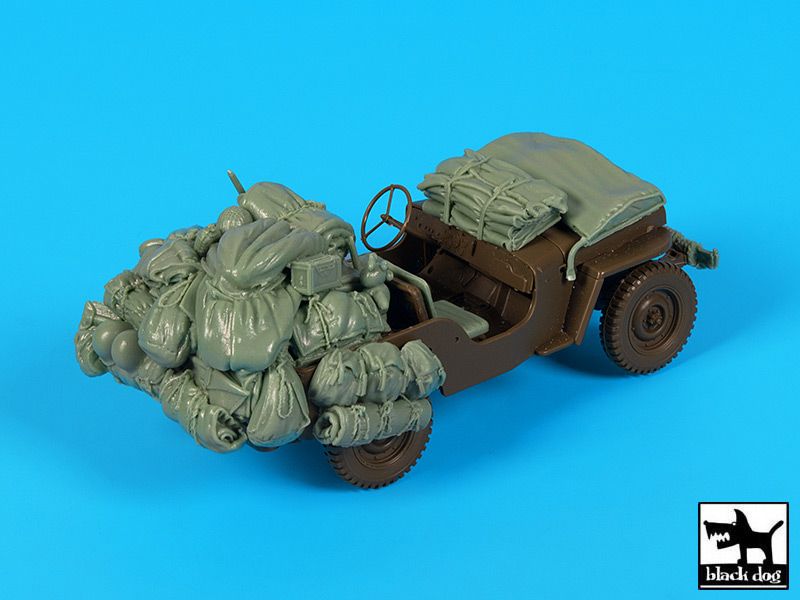 Blackdog BDT35221 1:35 US jeep accessories set