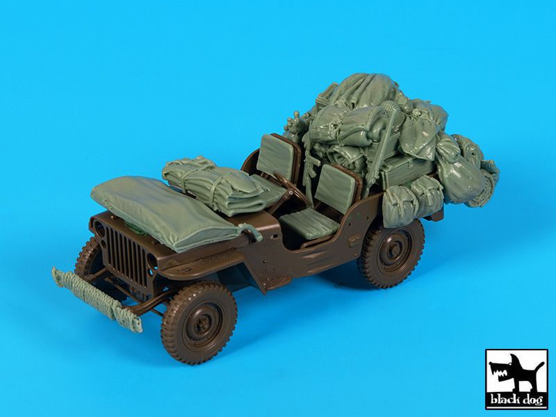 Blackdog BDT35221 1:35 US jeep accessories set
