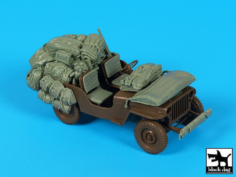 Blackdog BDT35221 1:35 US jeep accessories set