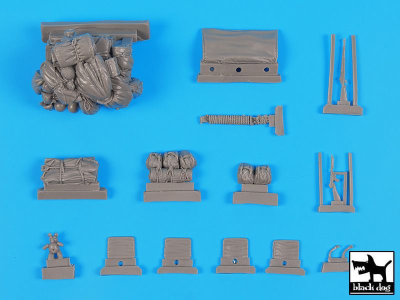 Blackdog BDT35221 1:35 US jeep accessories set
