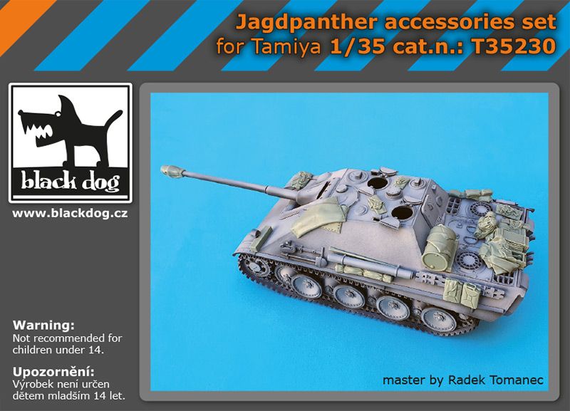 Blackdog BDT35230 1:35 JagdPanther late version accessories set