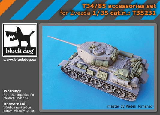 Blackdog BDT35231 1:35 Soviet T-34/85 Accessories set