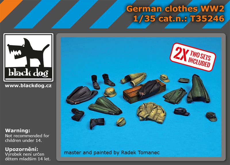 Blackdog BDT35246 1:35 German army clothes WWII