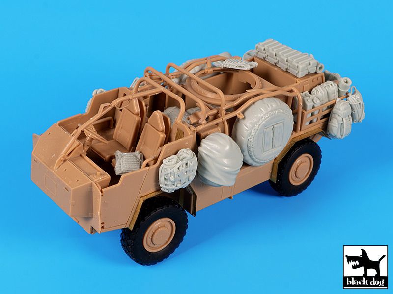 Blackdog BDT35252 1:35 Jackal 2 High Mobility Weapons Platform cargo
