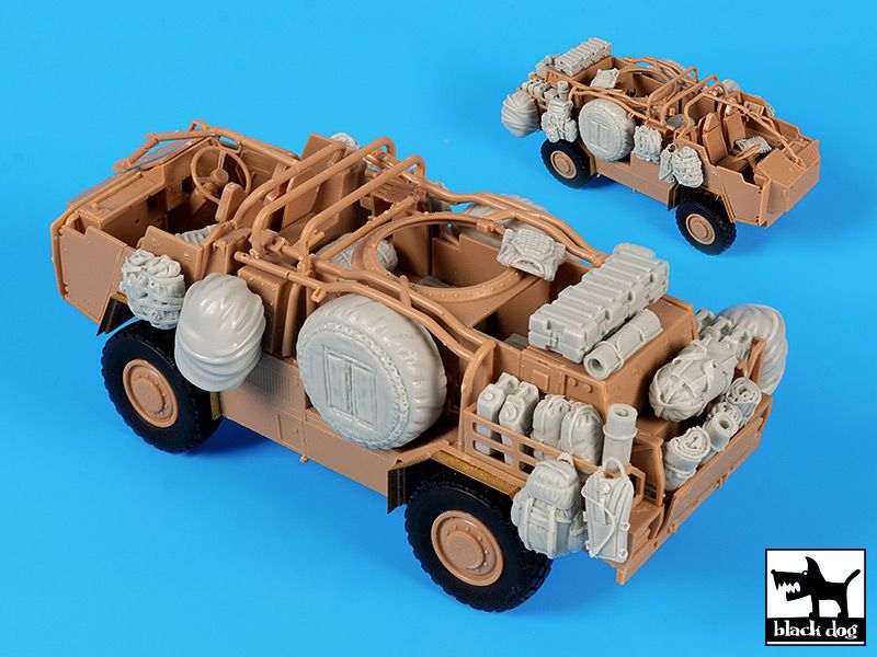 Blackdog BDT35252 1:35 Jackal 2 High Mobility Weapons Platform cargo