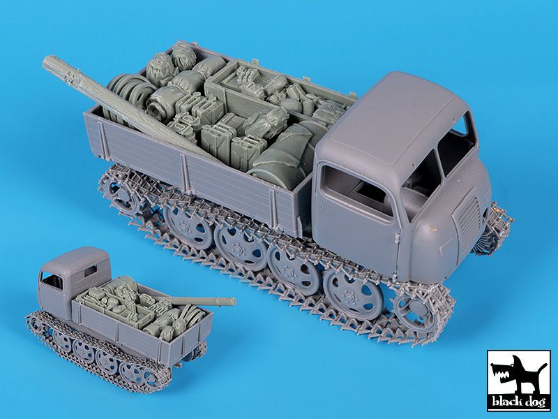 Blackdog BDT35257 1:35 Raupenschlepper Ost 9 RSO/01 cargo accessories set