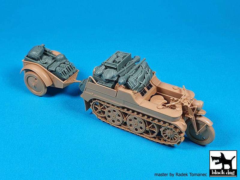 Blackdog BDT35262 1:35 Sd.Kfz.2 Kettenkraftrad accessories set