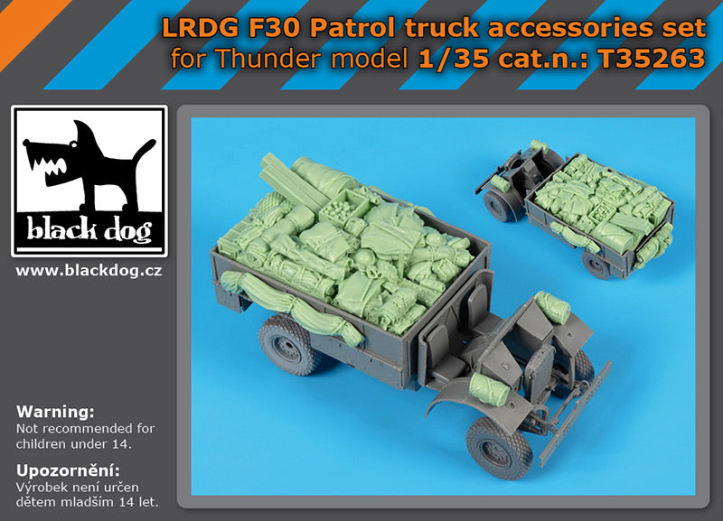 Blackdog BDT35263 1:35 LRDG F30 Patrol Truck accessories set