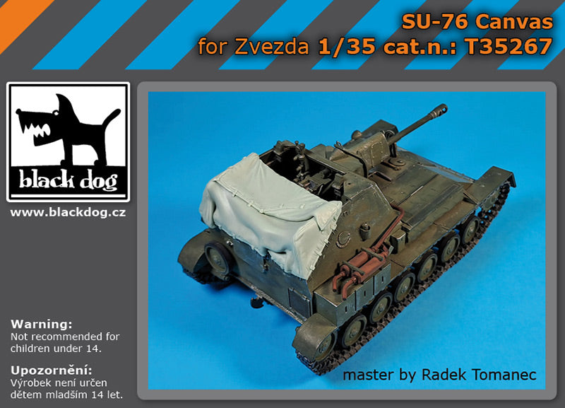 Blackdog BDT35267 1:35 SU-76 canvas