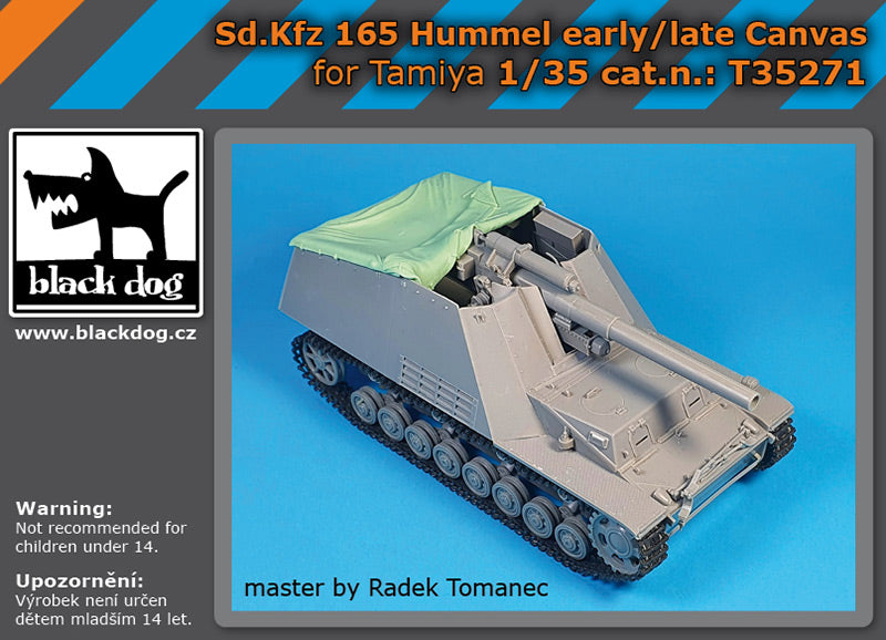 Blackdog BDT35271 1:35 Sd,Kfz.165 Hummel early/late Canvas