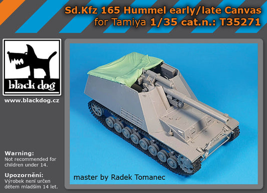 Blackdog BDT35271 1:35 Sd,Kfz.165 Hummel early/late Canvas