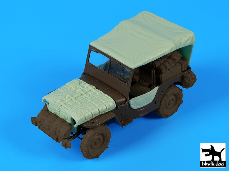 Blackdog BDT35275 1:35 Jeep engine insulation + canvas
