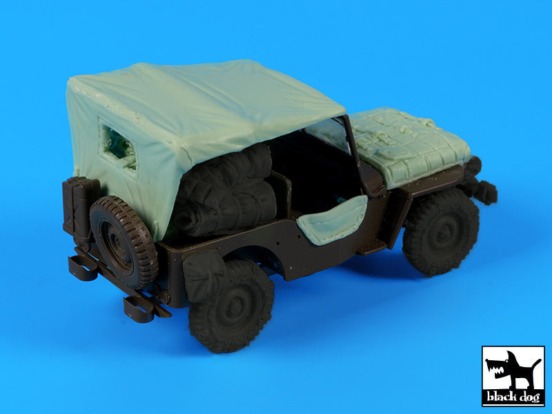 Blackdog BDT35275 1:35 Jeep engine insulation + canvas