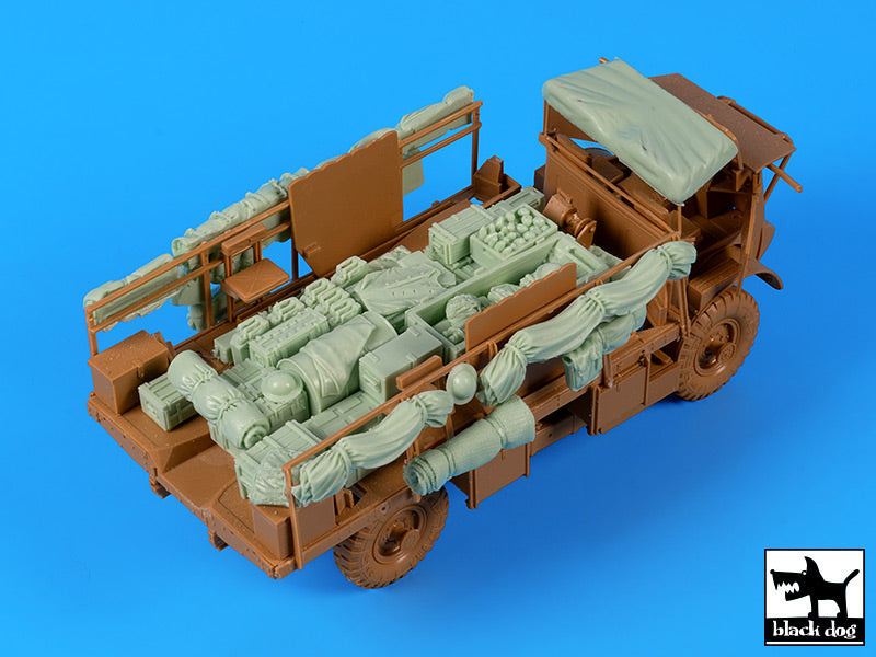 Blackdog BDT35277 1:35 Bedford QL medium truck accessories set