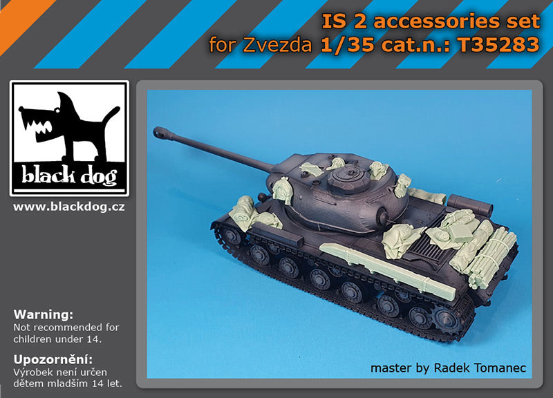 Blackdog BDT35283 1:35 Soviet IS-2 Jozef Stalin accessories set
