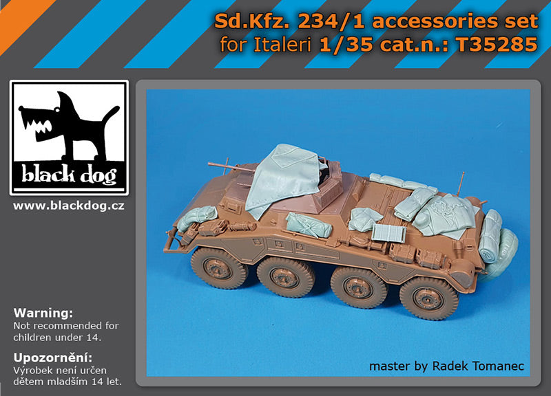 Blackdog BDT35285 1:35 Sd.Kfz.234/1 Puma accessories set