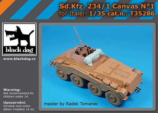 Blackdog BDT35286 1:35 Sd.Kfz.234/1 Puma Canvas N deg 1
