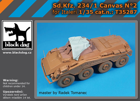 Blackdog BDT35287 1:35 Sd.Kfz.234/1 Puma Canvas N deg 2