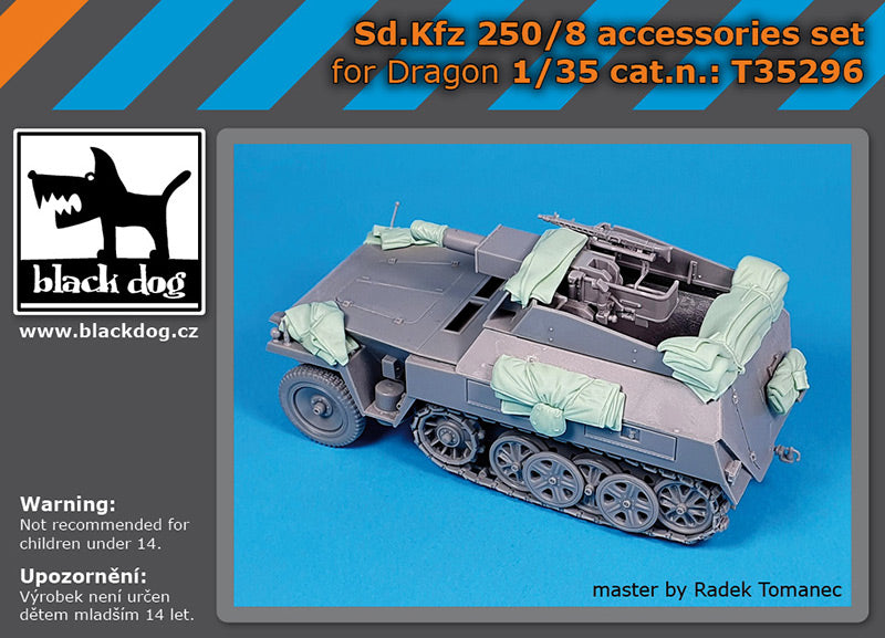 Blackdog BDT35296 1:35 Sd.Kfz.250/8 accessories set