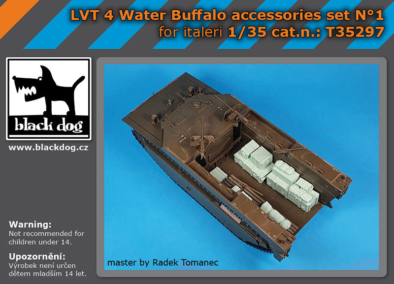 Blackdog BDT35297 1:35 LVT-4 Water Buffalo accessories set N deg 1