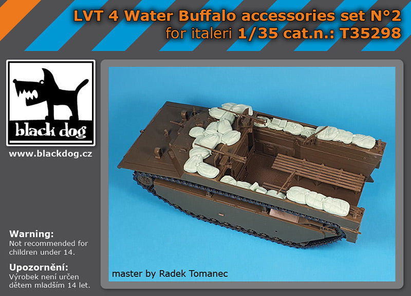 Blackdog BDT35298 1:35 LVT-4 Water Buffalo accessories set N deg 2