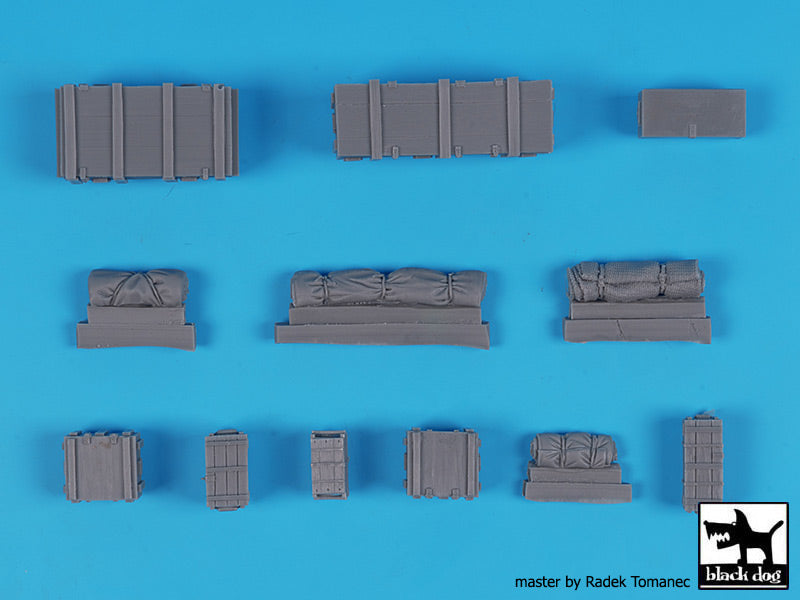 Blackdog BDT35299 1:35 LVT-4 Water Buffalo accessories set big set