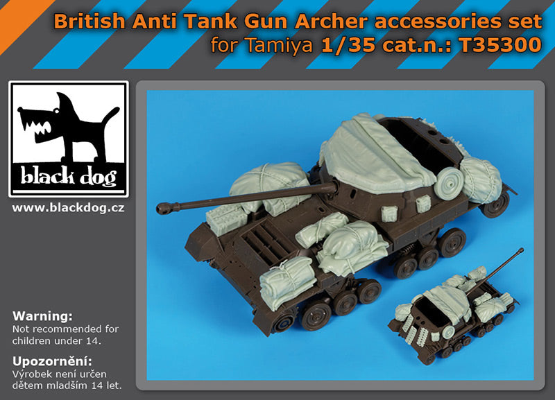 Blackdog BDT35300 1:35 British anti tankgun Archer accessories set