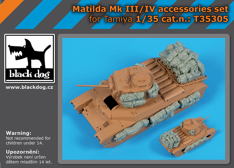 Blackdog BDT35305 1:35 Matilda Mk.III/IV accessories set
