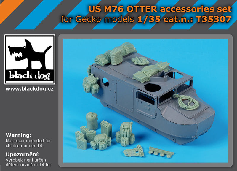 Blackdog BDT35307 1:35 US M 76 Otter accessories set