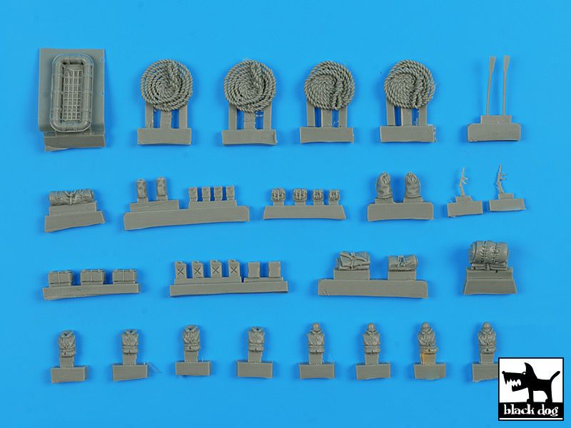 Blackdog BDT72155 1:72 PT boat accessories set