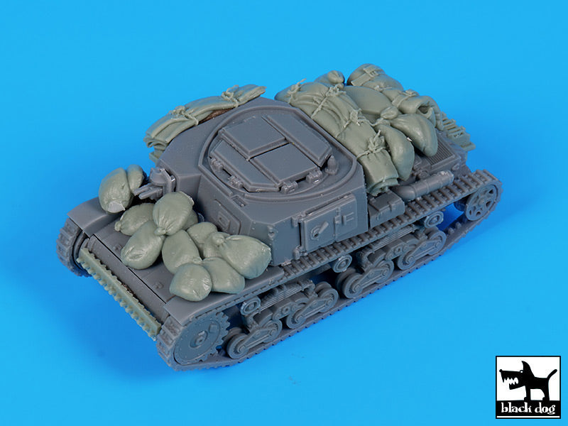 Blackdog BDT72161 1:72 Carro Comando M13/40 accessories set