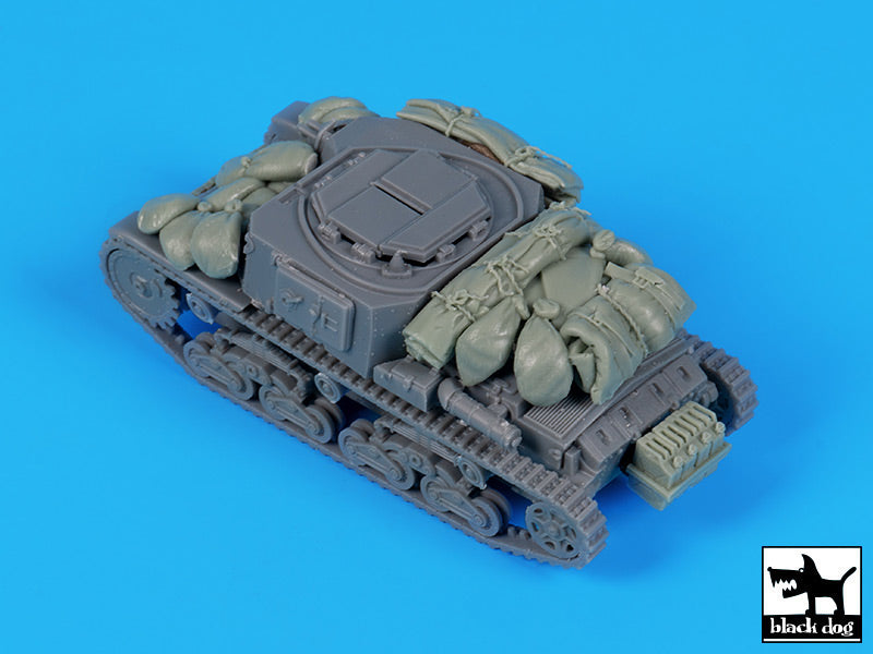 Blackdog BDT72161 1:72 Carro Comando M13/40 accessories set