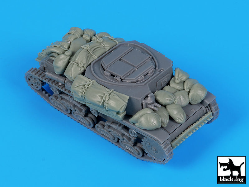 Blackdog BDT72161 1:72 Carro Comando M13/40 accessories set