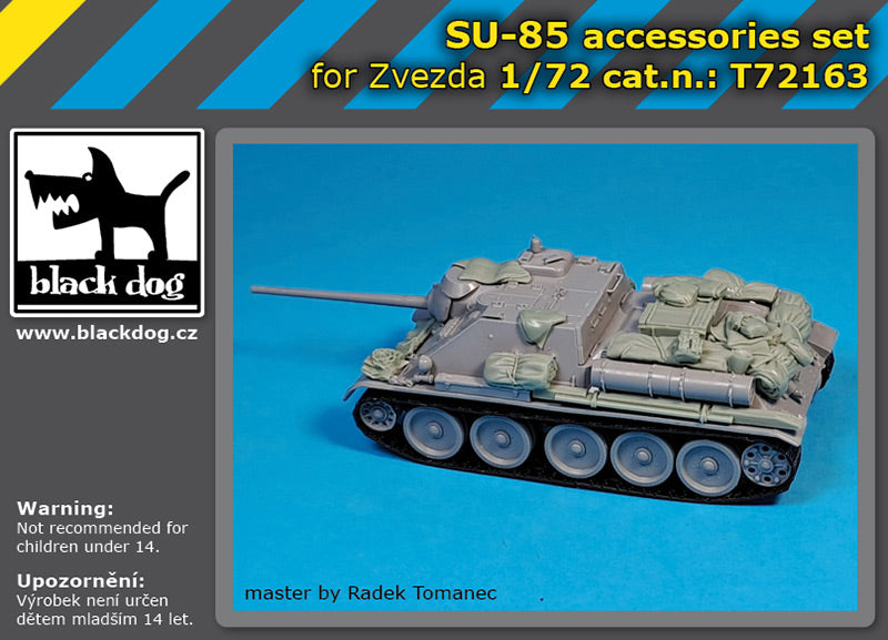 Blackdog BDT72163 1:72 SU-85 accessories set