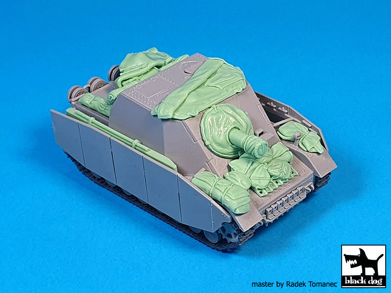 Blackdog BDT72166 1:72 Sd.Kfz.166 Sturmpanzer IV Brummbar accessories