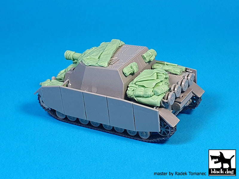 Blackdog BDT72166 1:72 Sd.Kfz.166 Sturmpanzer IV Brummbar accessories