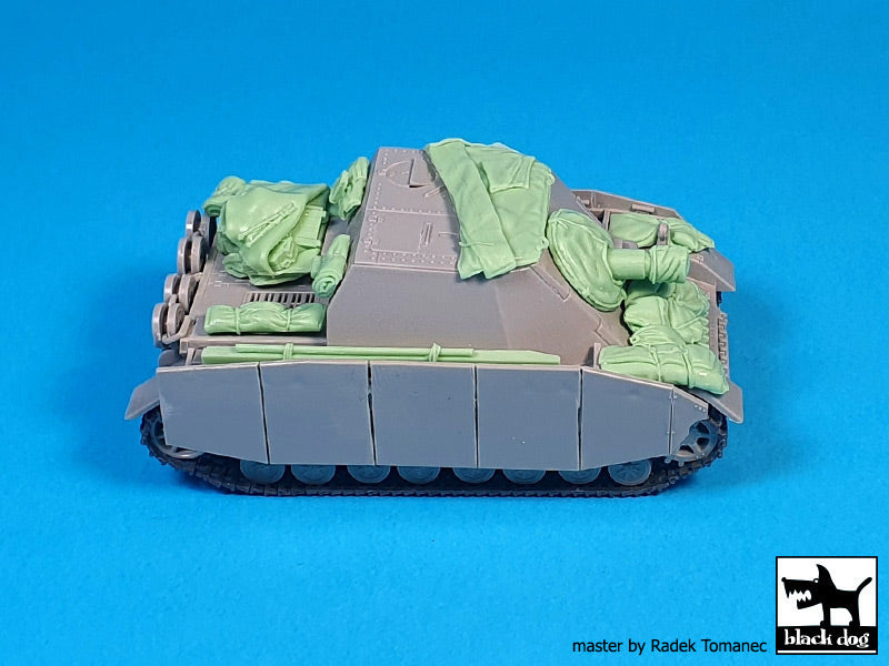 Blackdog BDT72166 1:72 Sd.Kfz.166 Sturmpanzer IV Brummbar accessories