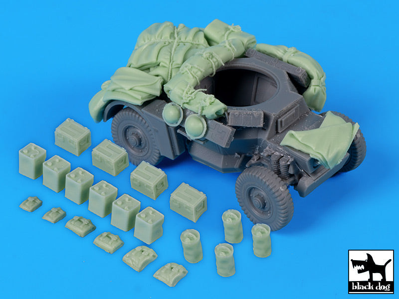 Blackdog BDT72168 1:72 DAC "Sawn-off" British Armoured Car accessory set