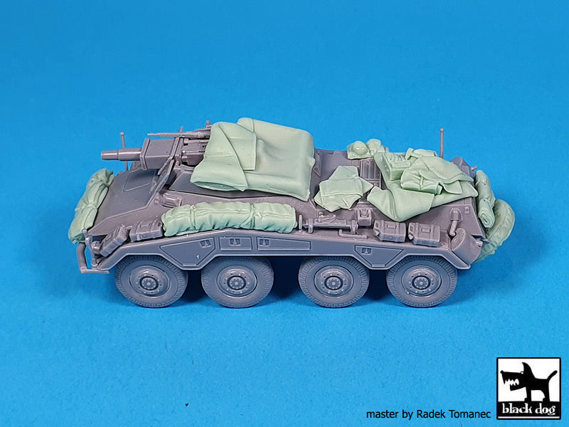 Blackdog BDT72172 1:72 Sd.Kfz.234/3 8-Rad Stummel Accessories