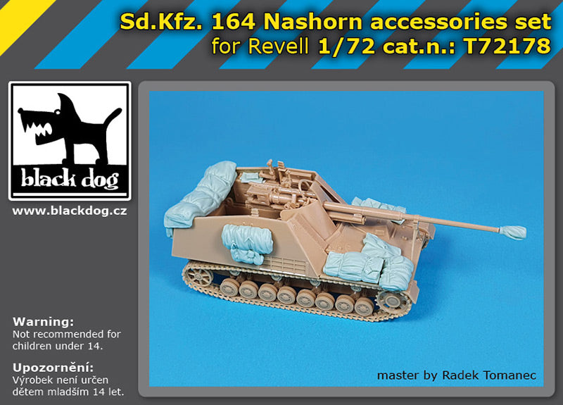 Blackdog BDT72178 1:72 Sd.Kfz.164 Nashorn accessories set