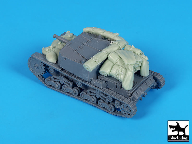 Blackdog BDT72180 1:72 Semovente M40 da 75/18 accessories set