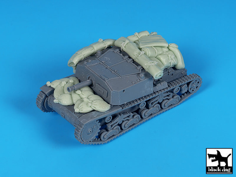 Blackdog BDT72180 1:72 Semovente M40 da 75/18 accessories set