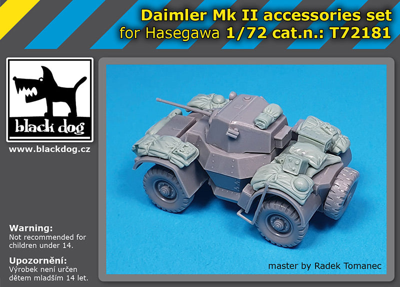 Blackdog BDT72181 1:72 Daimler Mk II accessories set