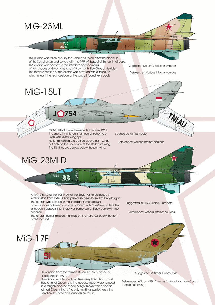 Blackbird BMD48007 1:48 Exotic Mikoyan MiGs Part 1