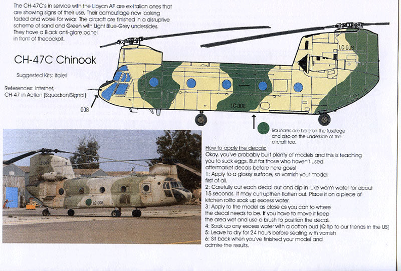 Blackbird BMD72002 1:72 Libyan Arab Air Force Decals