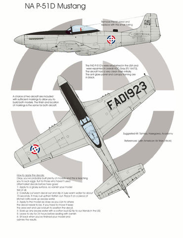 Blackbird BMD72003 1:72 Latin American Air Wars Part 1