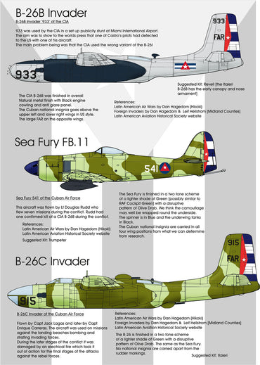 Blackbird BMD72005 1:72 Bay Of Pigs Cuban Air Force