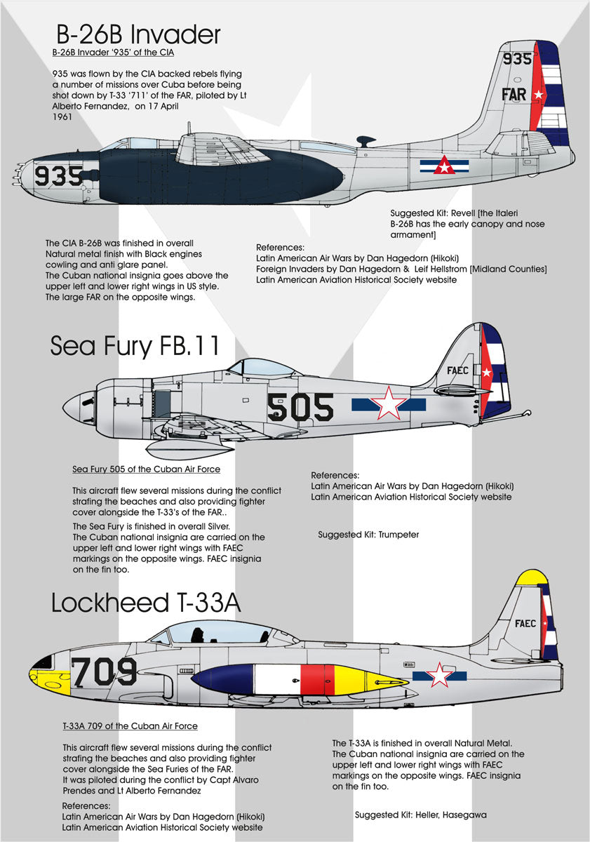 Blackbird BMD72005 1:72 Bay Of Pigs Cuban Air Force