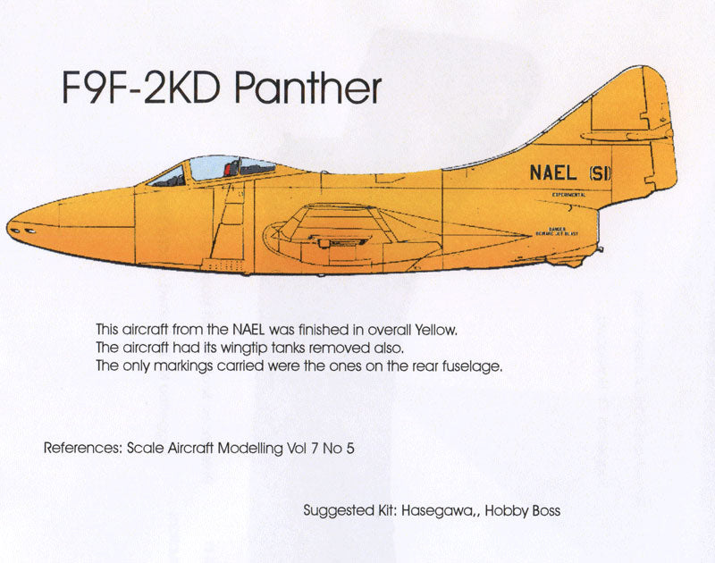 Blackbird BMD72013 1:72 Grumman Panthers & Cougars