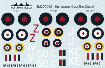 Blackbird BMD72015 1:72 Hawker Hurricanes Over The Desert